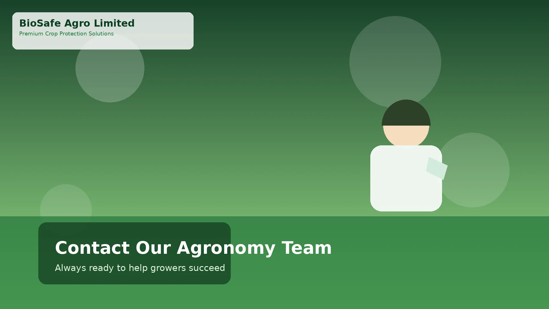 BioSafe Agro Customer Support
